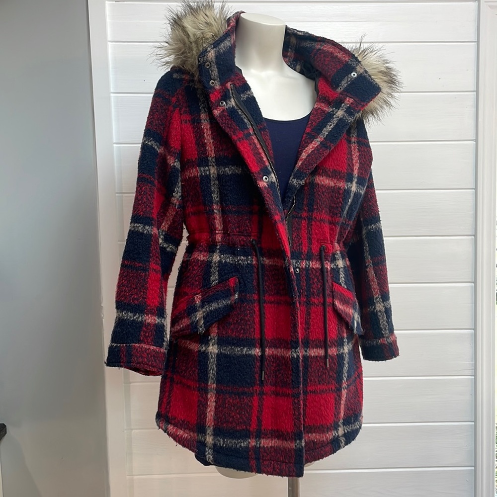 American eagle flannel winter coat